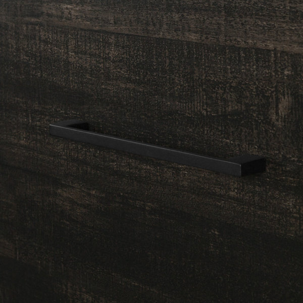 South Shore Fernley Chest Rubbed Black Wayfair